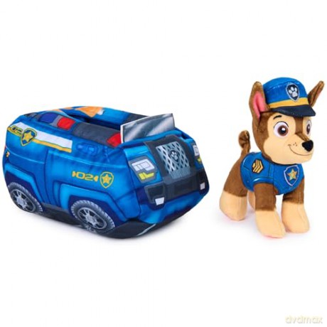 Paw Patrol - 2-in-1 Vehicle Plush w/Chase 15 cm (6075428)