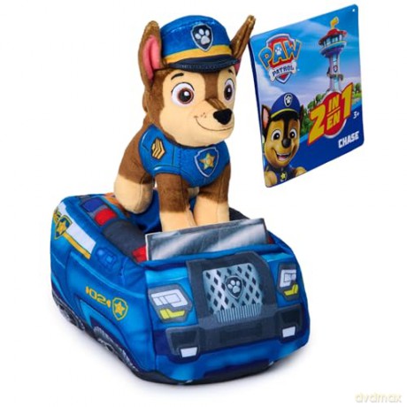 Paw Patrol - 2-in-1 Vehicle Plush w/Chase 15 cm (6075428)