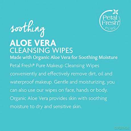 Petal Fresh - Pure Aloe Vera Makeup Removing Wipes