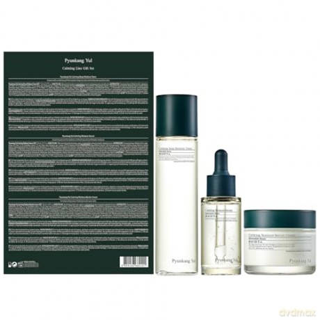 Pyunkang Yul - Calming Line Gift Set - Deep Moisture Toner 150 ml + Calming Serum 30 ml + Calming Moisture Barrier Cream 50 ml
