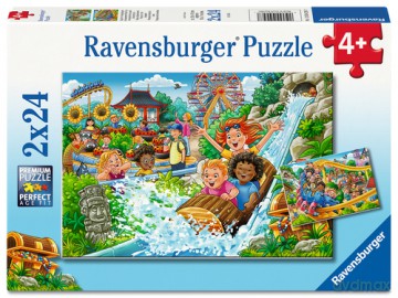 RAVENSBURGER Amusement Park 2x24p (12004258) [PUZZLE]