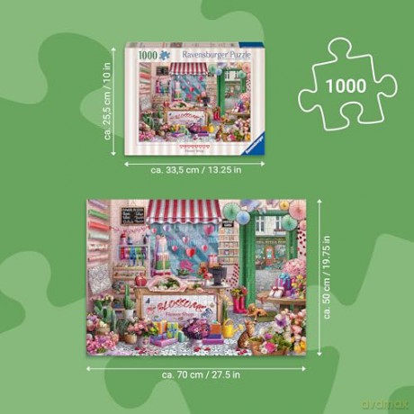 RAVENSBURGER Blossoms Flower Shop 1000p (12001727) [PUZZLE]