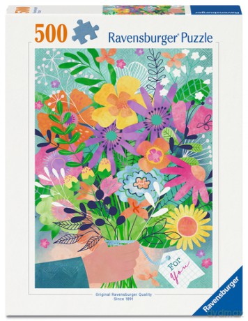 RAVENSBURGER Flowers for you 500p (12001795) [PUZZLE]