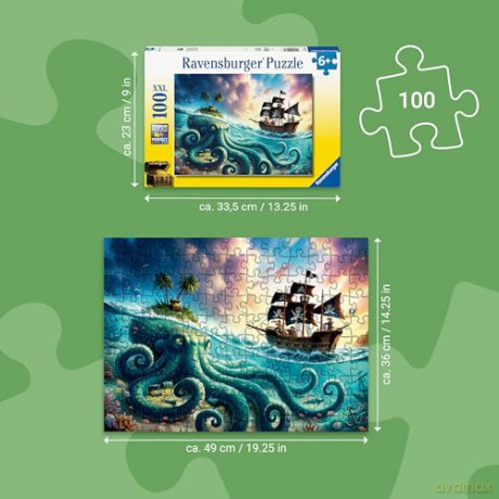 RAVENSBURGER Pirate Treasure 100p (12004263) [PUZZLE]