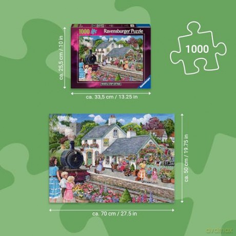 RAVENSBURGER Whistle Stop Cottage 1000p (12001726) [PUZZLE]