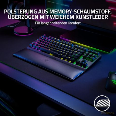 Razer - Ergonomic Wrist Rest For Tenkeyless Keyboards