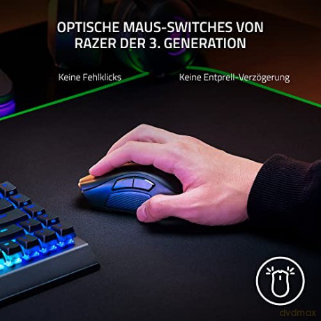 Razer - Naga V2 Pro - Modular Wireless Gaming Mouse with Swappable Side Panels