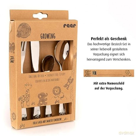 Reer - Children's Cutlery - Stainless Steel - 4 pcs.