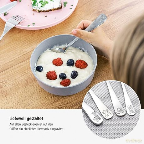 Reer - Children's Cutlery - Stainless Steel - 4 pcs.