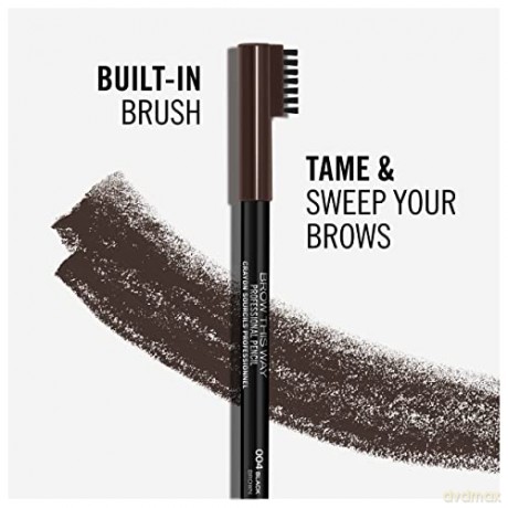 Rimmel - Brow This Way Professional Eyebrow Pencil - 004 Black