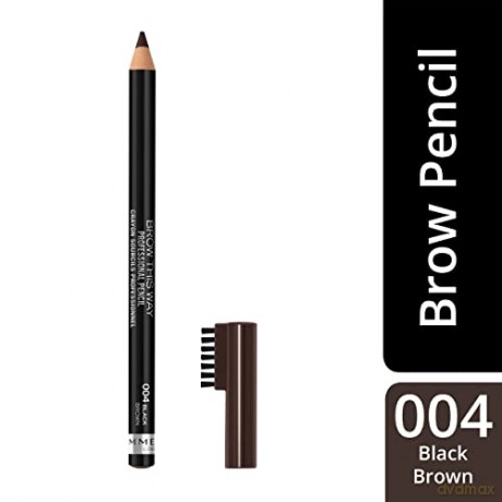 Rimmel - Brow This Way Professional Eyebrow Pencil - 004 Black