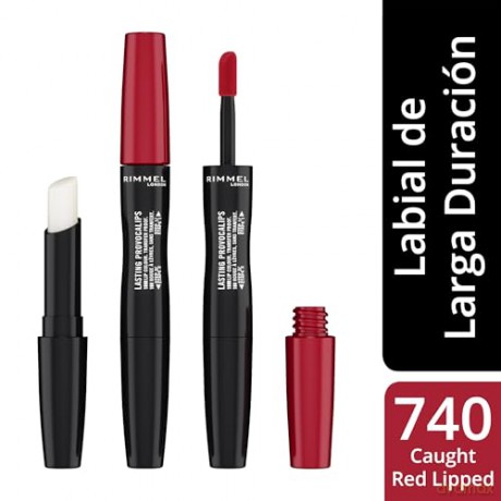 Błyszczyk Rimmel - Lasting Provocalips Liquid Lipstick - 740 Caught red lipped