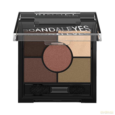 Paletka cieni Rimmel - Scandal eyes 5 Pan Palette Eyeshadow - 002 Brixton brown