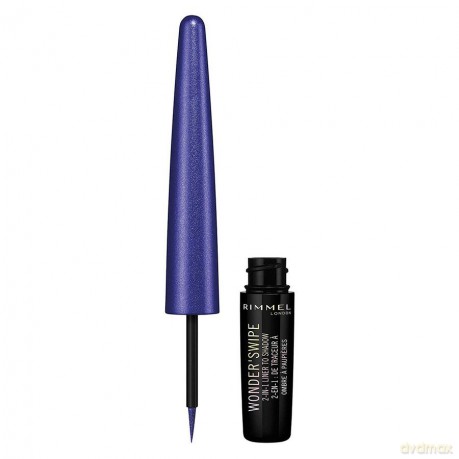 Eyeliner w pędzelku Rimmel - Wonder Swipes 2 in 1 Liner to Shadow - 010 Cool AF