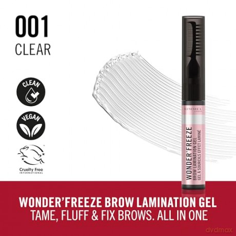 Rimmel - Wonder'Freeze Brow Lamination Gel - 001 Clear