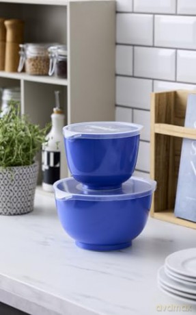 Rosti - Margrethe Mixing Bowl Set - 1.5 + 3 Litres - Electric Blue