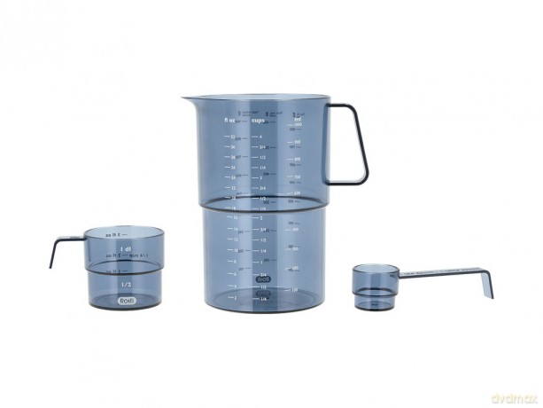 Rosti - Mensura Measuring Set - 3 Pieces - Dusty Blue
