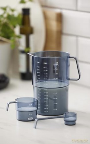 Rosti - Mensura Measuring Set - 3 Pieces - Dusty Blue