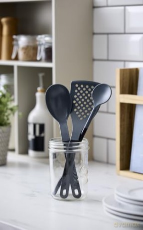 Rosti - Optima Kitchen Utensil - Set A - 3 Pieces - Black