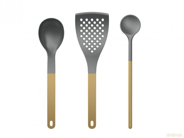 Rosti - Optima Kitchen Utensil - Set A - 3 Pieces - Curry