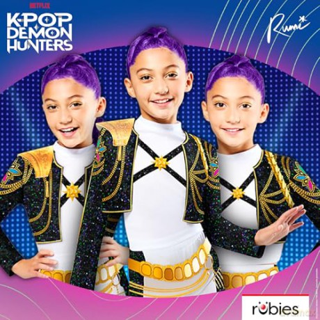Rubies - K-Pop Classic Rumi Golden Costume (122-128 cm)