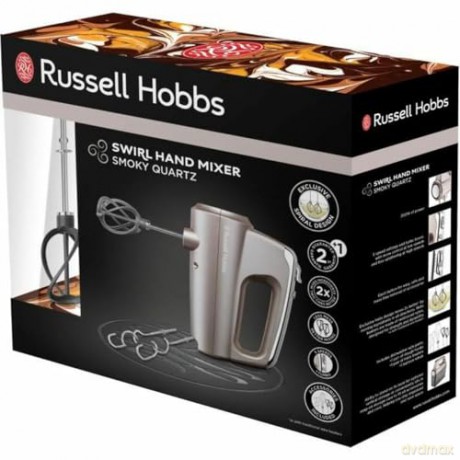 Russell Hobbs - Swirl Hand Mixer - Smoky Quartz