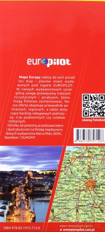 Europa. Foliowana mapa drogowa w skali 1:4 000 000 [KSIĄŻKA]