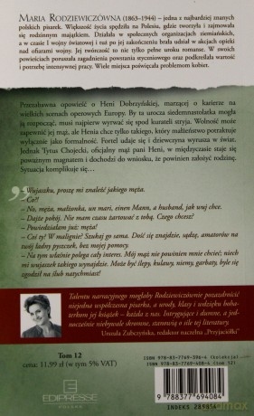 Farsa pani Heni. Jazon Bobrowski. Klasyka Literatury Kobiecej. Tom 12 - Maria Rodziewiczówna [KSIĄŻKA]