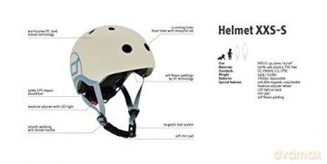 Scoot and Ride - Helmet XXS - 45 - 51cm - Ash (96360)