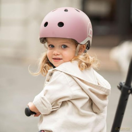 Kask dziecięcy Scoot and Ride - Helmet XXS - 45 - 51cm - wildberry (SR-00081)