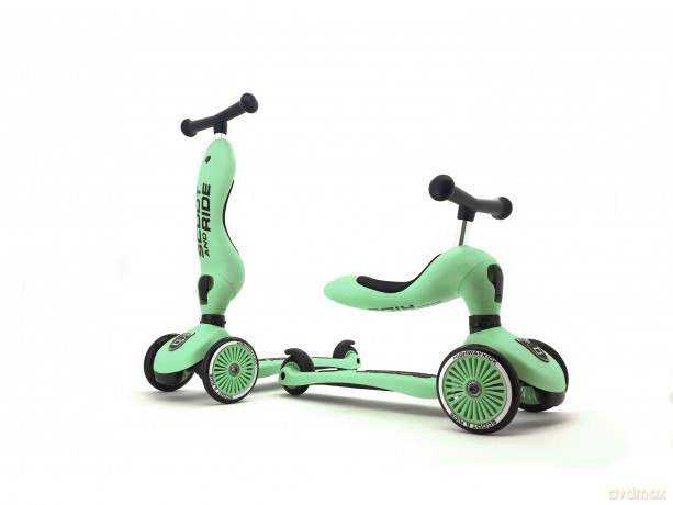 Hulajnoga jeździk 2w1 Scoot and Ride - Highway Kick 1 - Kiwi (SR-96355)