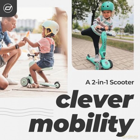 Hulajnoga jeździk 2w1 Scoot and Ride - Highway Kick 1 - Kiwi (SR-96355)