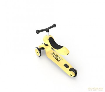 Hulajnoga dla dzieci jeździk 2w1 Scoot and Ride - Highway Kick 1 - Lemon (HWK1CW11)