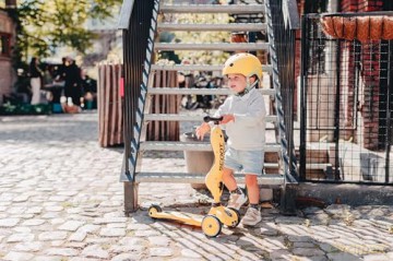 Hulajnoga dla dzieci jeździk 2w1 Scoot and Ride - Highway Kick 1 - Lemon (HWK1CW11)