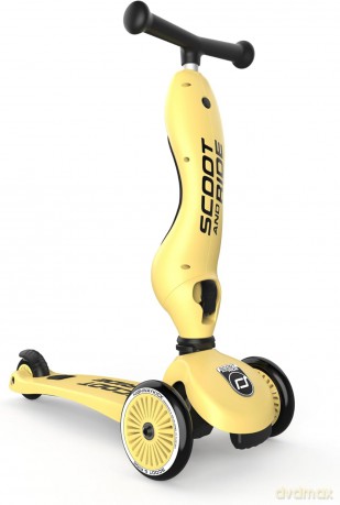 Hulajnoga dla dzieci jeździk 2w1 Scoot and Ride - Highway Kick 1 - Lemon (HWK1CW11)