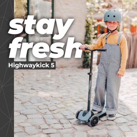 Scoot and Ride - Highwaykick 5 LED - Steel (HWK5CW05)