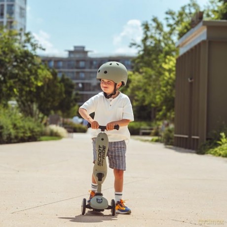 Scoot and Ride - Kids Helmet S-M - 51 - 55cm - olive (00008)