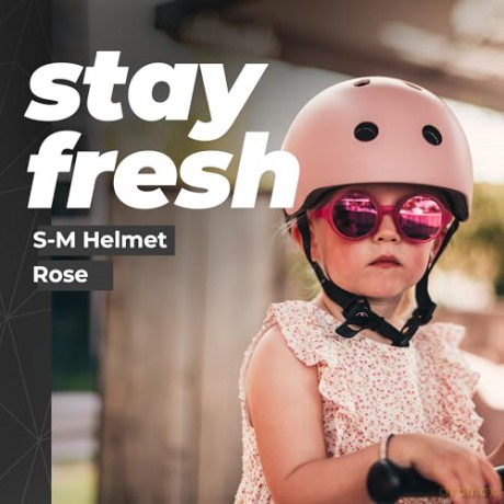 Scoot and Ride - Kids Helmet S-M - 51 - 55cm - Rose (SR-96368)