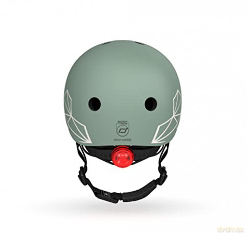 Scoot and Ride - Lifestyle Bicycle Helmet 45-51 cm - Green lines (96562)