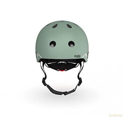 Scoot and Ride - Lifestyle Bicycle Helmet 45-51 cm - Green lines (96562)