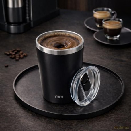 Self stirring mug