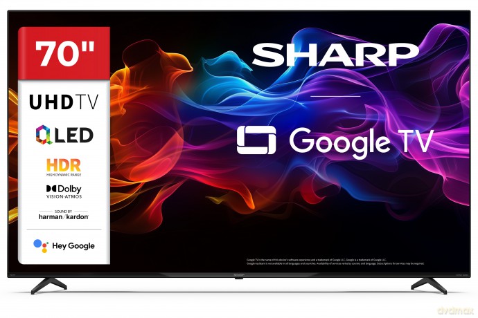 Sharp - 70 4K Ultra HD QLED Google TV 70HP5265E