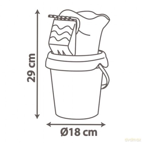 Smoby - Gabby's Dollhouse - Bucket Set (7600862192)