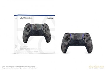 Sony Playstation 5 Dualsense Controller - Grey Camo