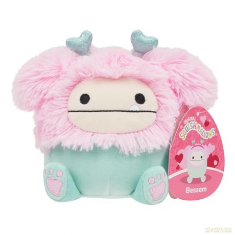 Squishmallows - 19 cm Love - Bessem the Mint and Pink Bigfoot