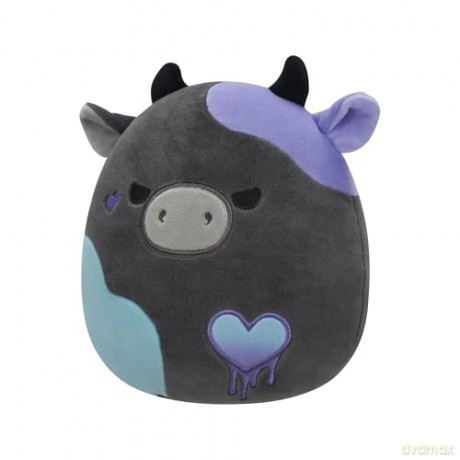 Squishmallows - 19 cm Love - Smithereens the Charcoal Grey Cow
