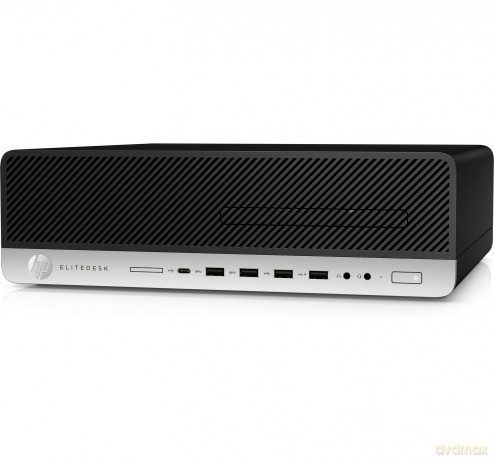 T1A - HP EliteDesk 800 G4 Refurbished i5-8500 8GB 256GB Win10 Pro SFF PC Black, Silver