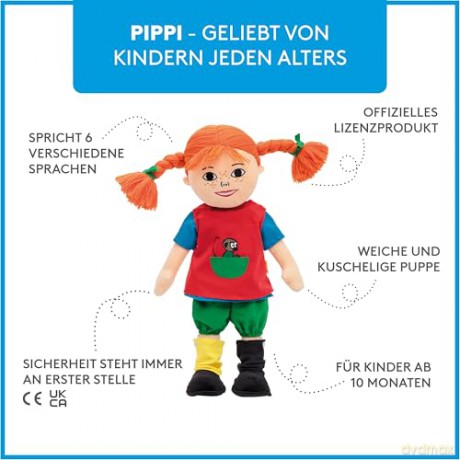 Talking Pippi Doll (40 cm) (18298)