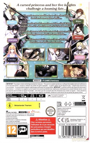 Temirana: The Lucky Princess and the Tragic Knights [GRA SWITCH]