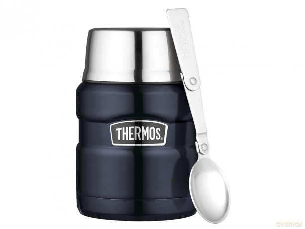 Thermos - Stainless King Food Flask 470 ml - Dark Blue